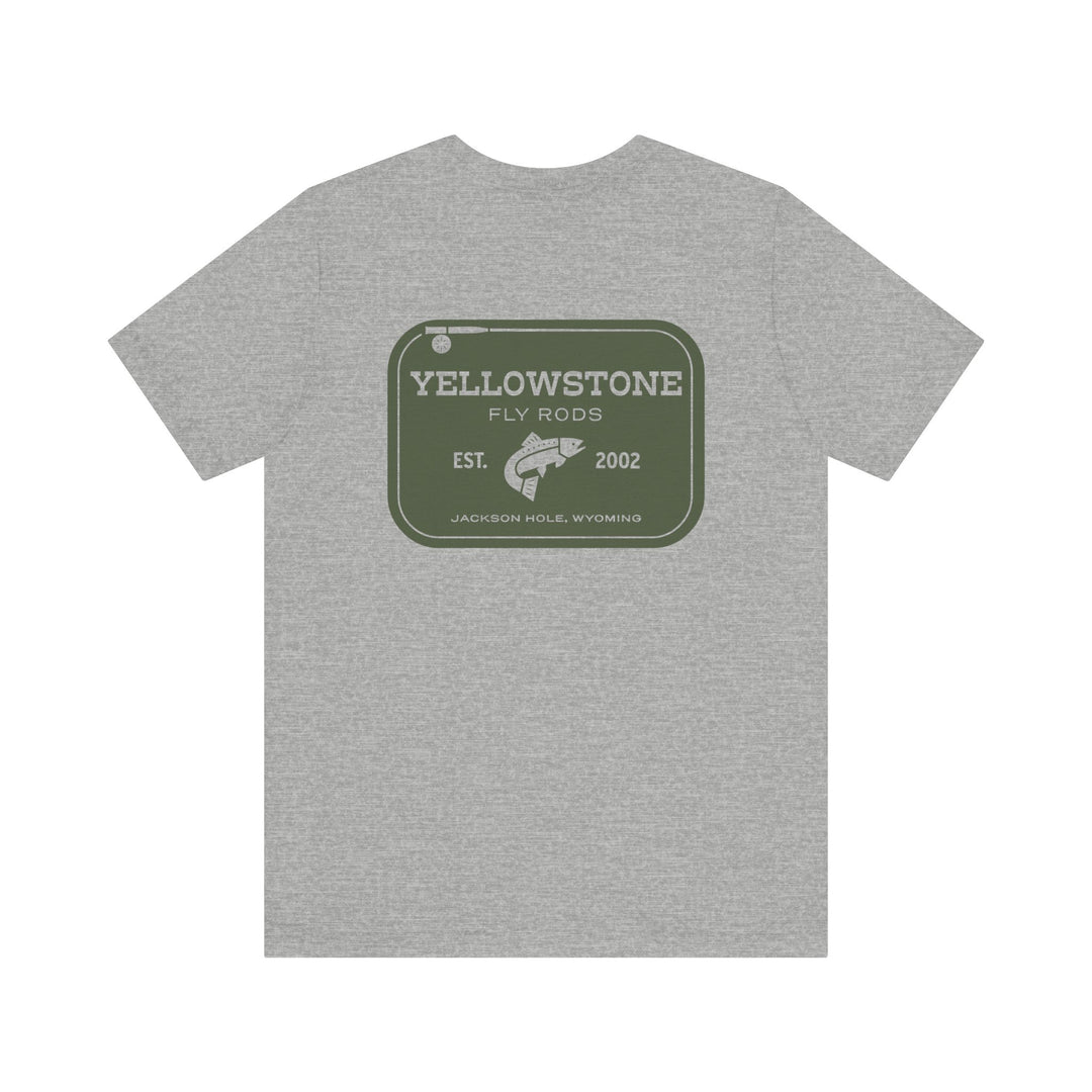 Yellowstone Fly Rods Logo Tee - Olive Logo