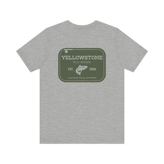 Yellowstone Fly Rods Logo Tee - Olive Logo