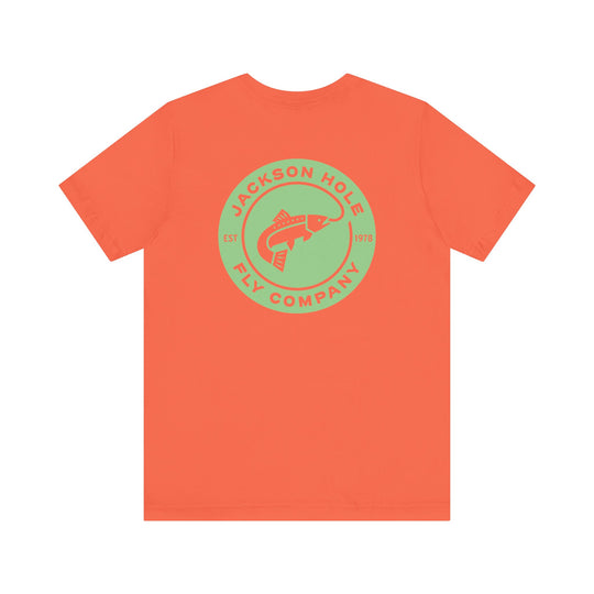 JHFLYCO Circle Badge Tee - Bright Midge Logo