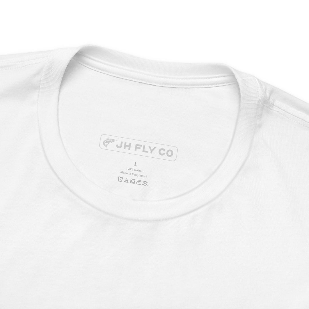 JHFLYCO Circle Badge Tee - Peacock Blue Logo