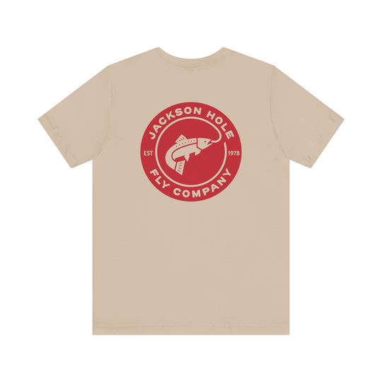JHFLYCO Circle Badge Tee - Red Logo