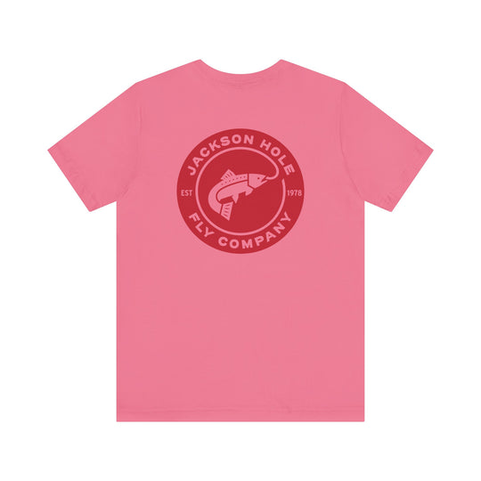 JHFLYCO Circle Badge Tee - Red Logo