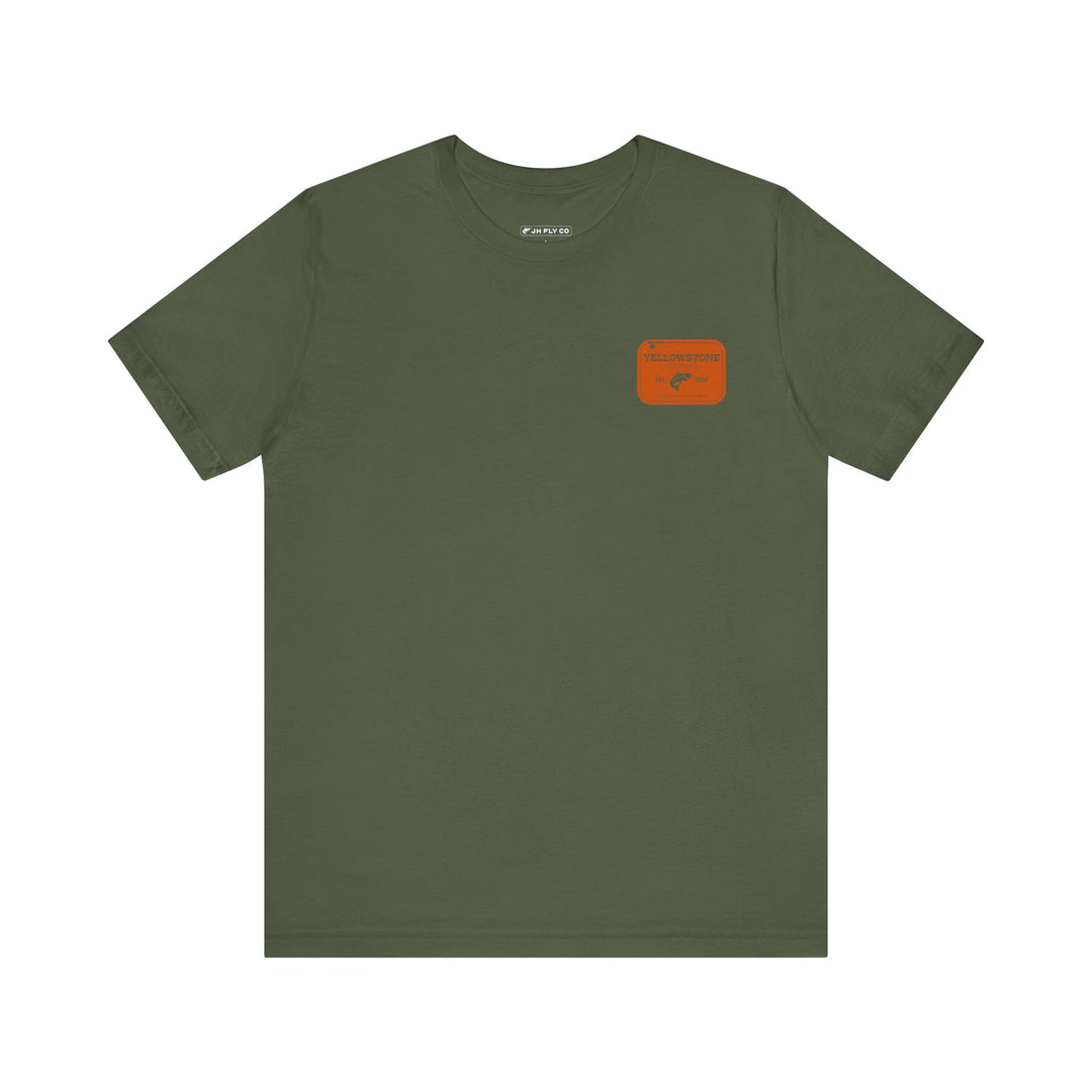 Yellowstone Fly Rods Logo Tee - Burnt Orange Logo