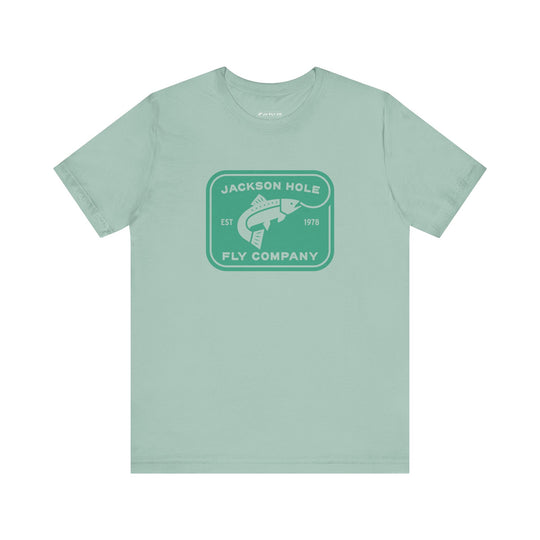 JHFLYCO Logo Tee - Green Drake Logo