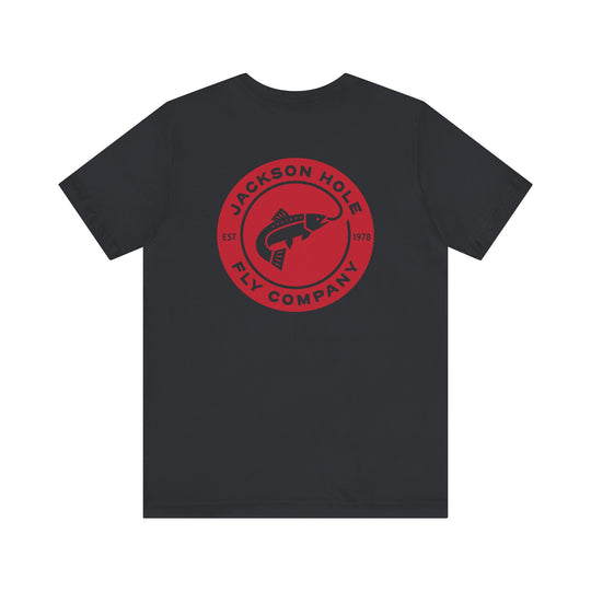 JHFLYCO Circle Badge Tee - Red Logo