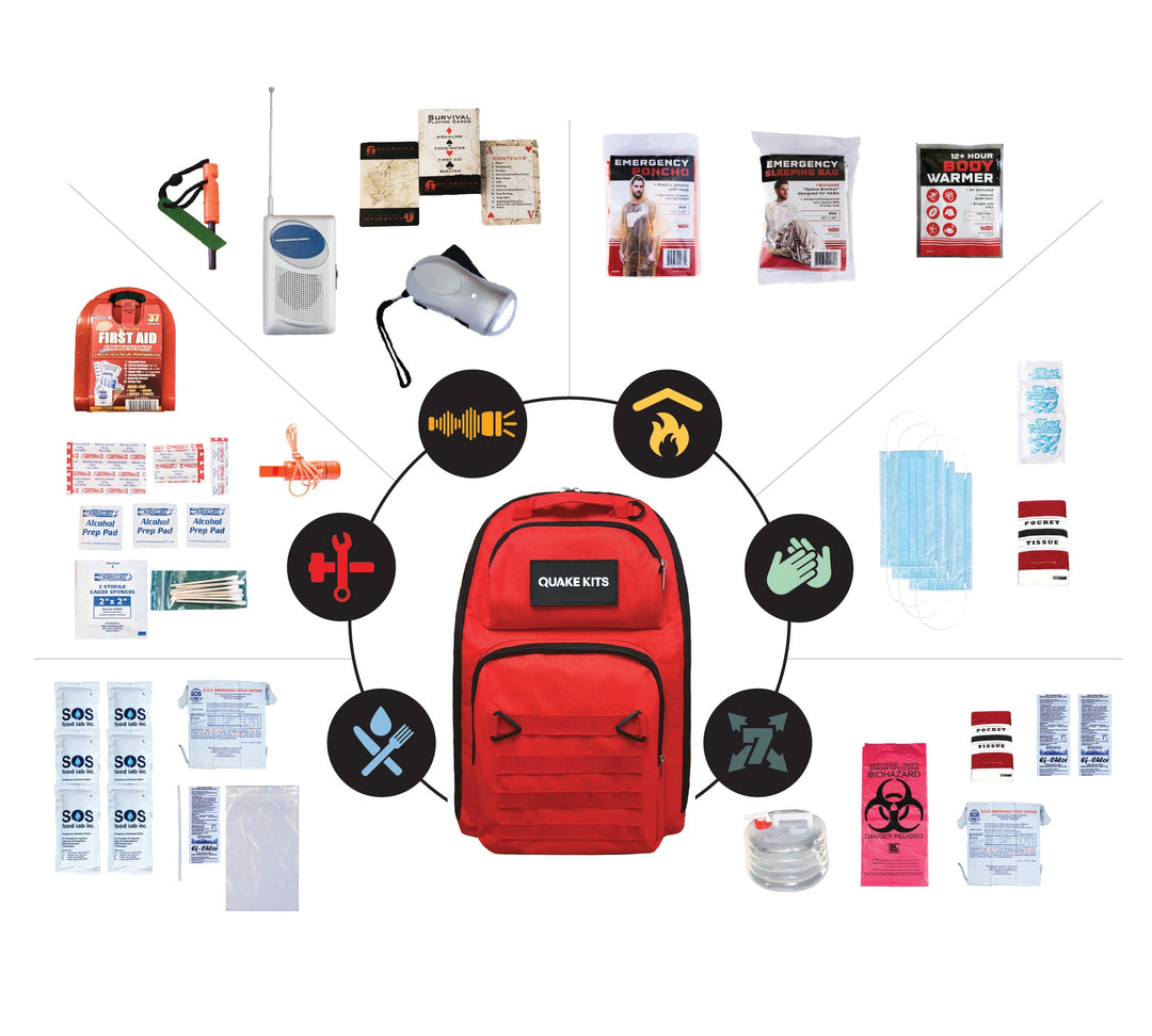 Prepared Survival Kit -  Emergency &amp; Disaster Go Bag