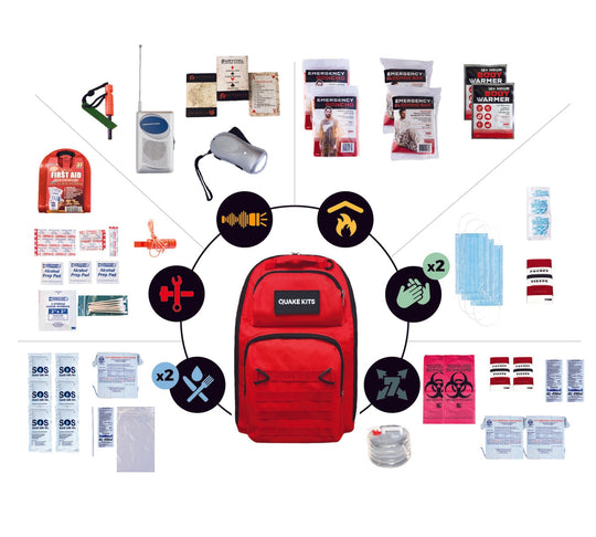 Prepared Survival Kit -  Emergency &amp; Disaster Go Bag
