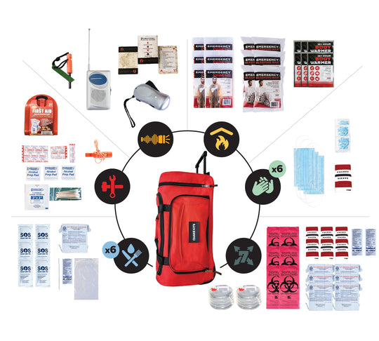Prepared Survival Kit -  Emergency &amp; Disaster Go Bag