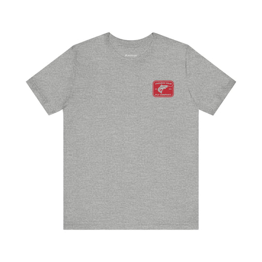 JHFLYCO Rectangle Badge Tee - Red Logo