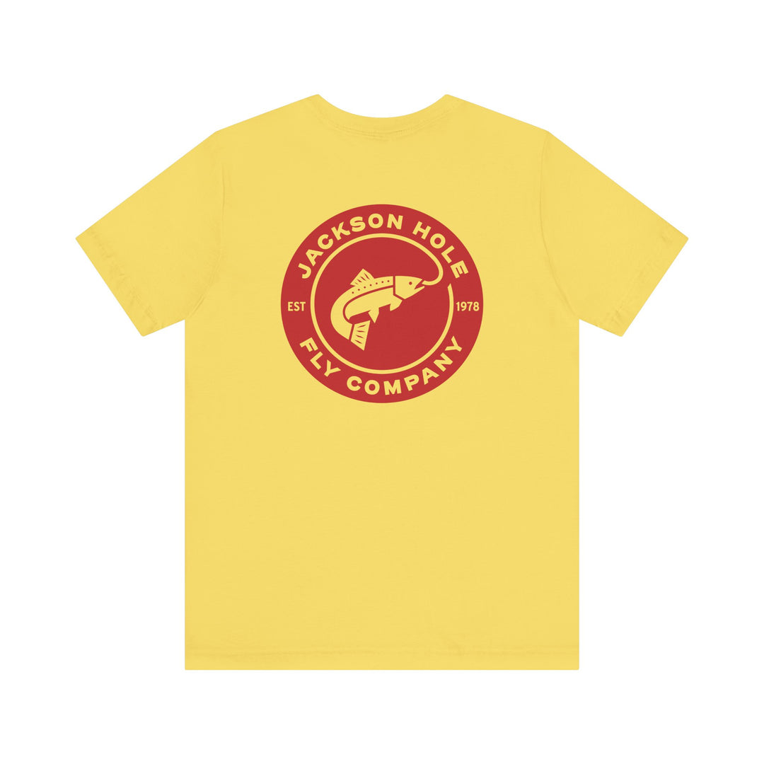 JHFLYCO Circle Badge Tee - Red Logo