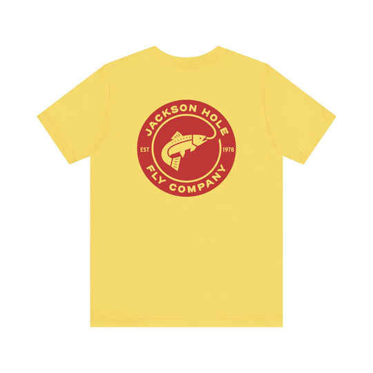 JHFLYCO Circle Badge Tee - Red Logo