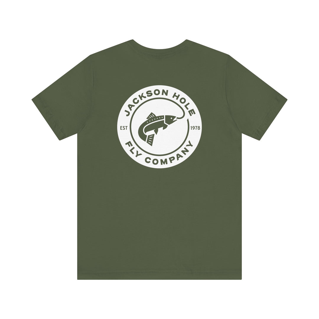 JHFLYCO Circle Badge Tee - White Logo