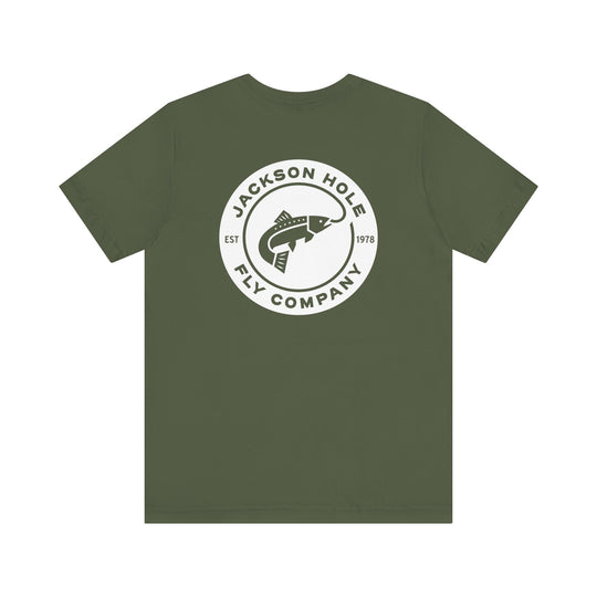 JHFLYCO Circle Badge Tee - White Logo