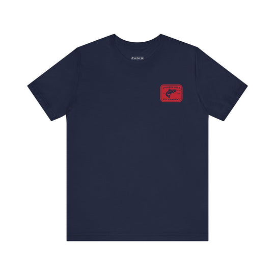 JHFLYCO Rectangle Badge Tee - Red Logo