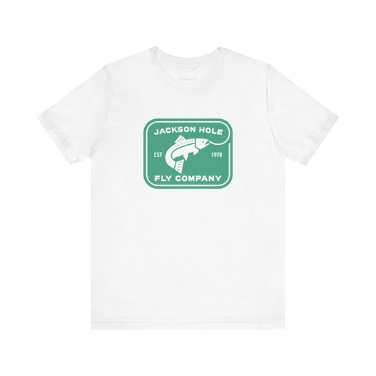 JHFLYCO Logo Tee - Green Drake Logo