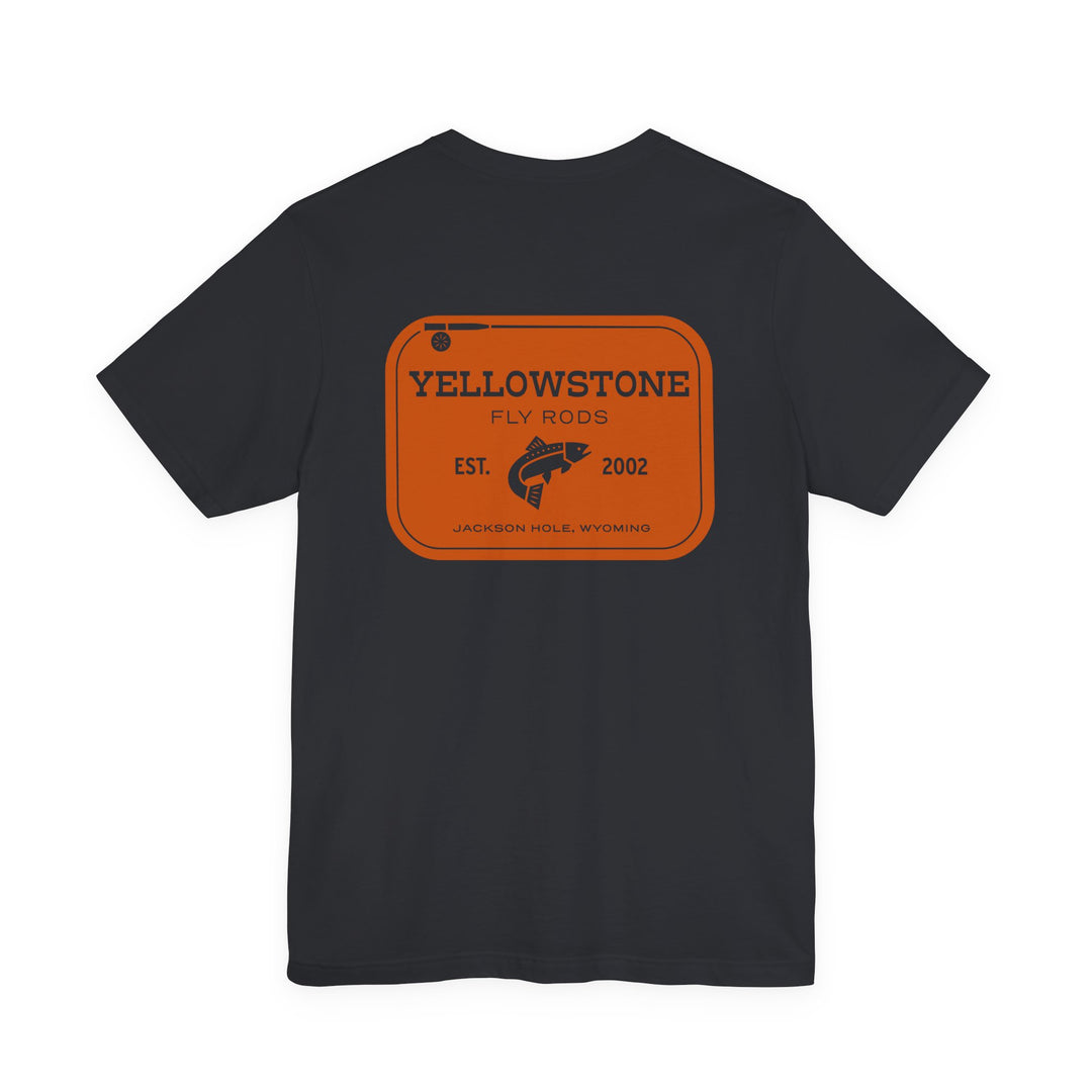 Yellowstone Fly Rods Logo Tee - Burnt Orange Logo