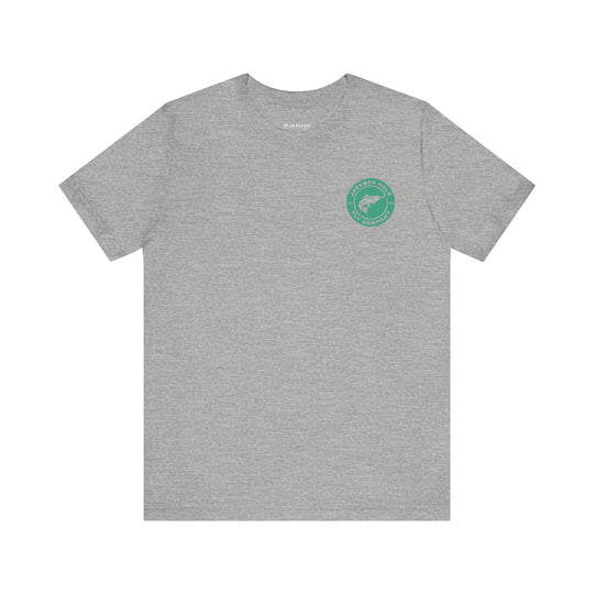 JHFLYCO Circle Badge Tee - Green Drake Logo