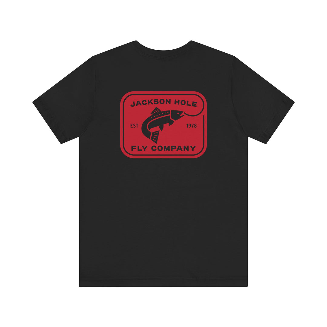 JHFLYCO Rectangle Badge Tee - Red Logo