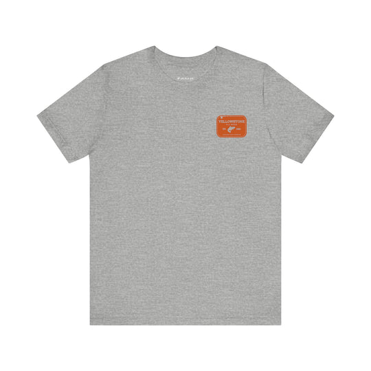 Yellowstone Fly Rods Logo Tee - Burnt Orange Logo