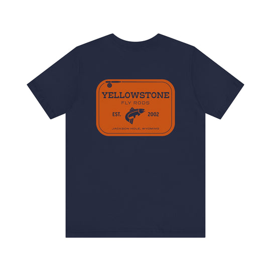 Yellowstone Fly Rods Logo Tee - Burnt Orange Logo