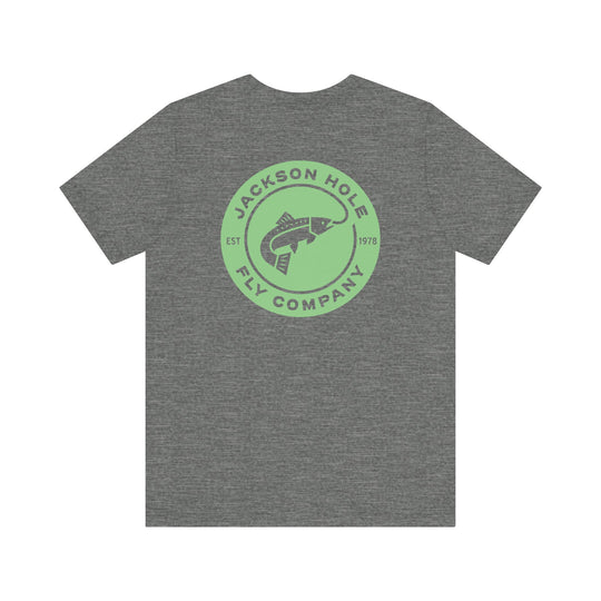 JHFLYCO Circle Badge Tee - Bright Midge Logo
