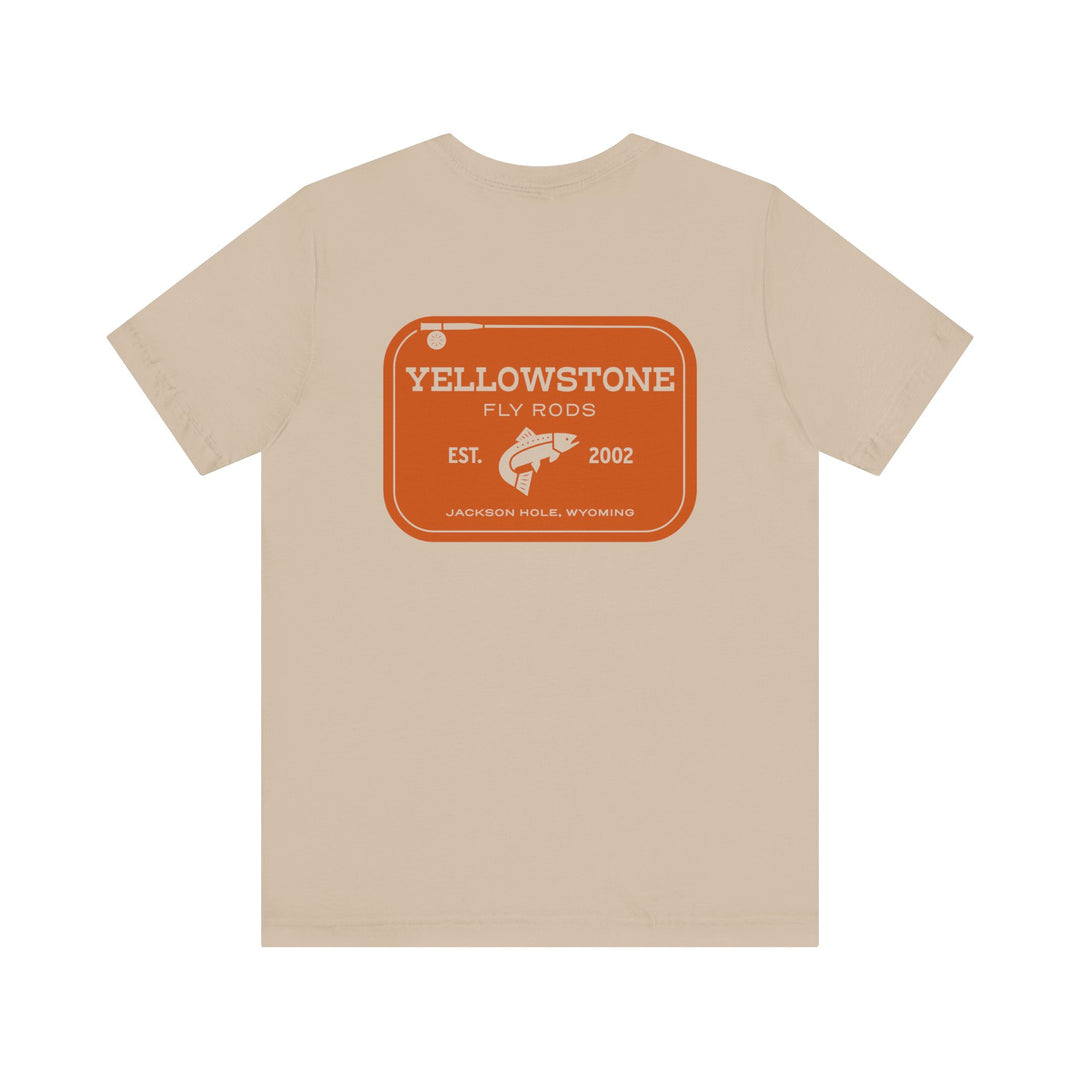 Yellowstone Fly Rods Logo Tee - Burnt Orange Logo