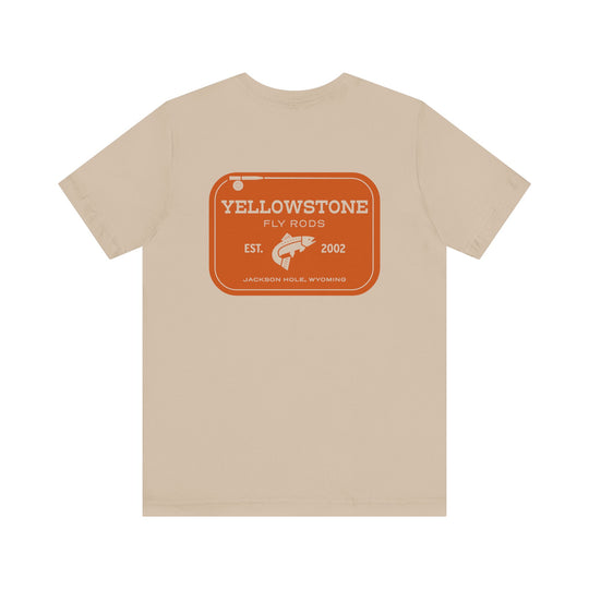 Yellowstone Fly Rods Logo Tee - Burnt Orange Logo
