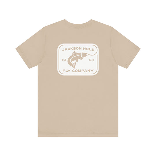 JHFLYCO Rectangle Badge Tee - White Logo