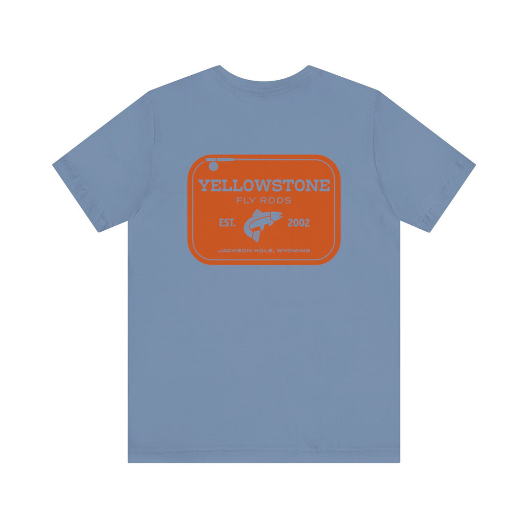 Yellowstone Fly Rods Logo Tee - Burnt Orange Logo