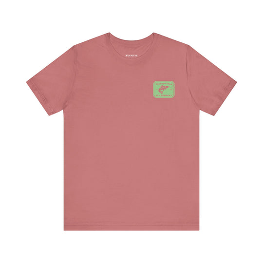 JHFLYCO Rectangle Badge Tee - Bright Midge Logo