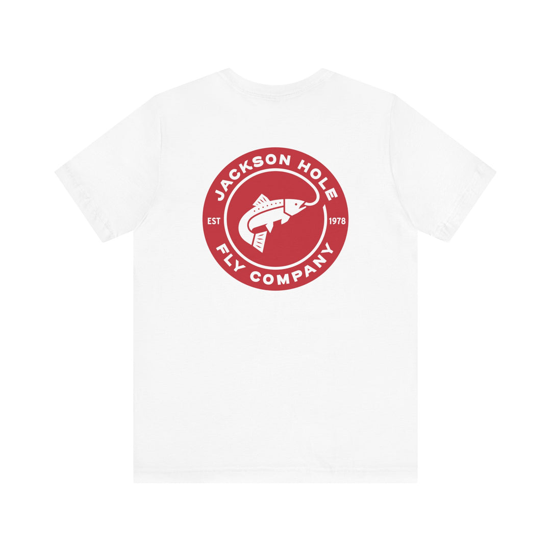 JHFLYCO Circle Badge Tee - Red Logo