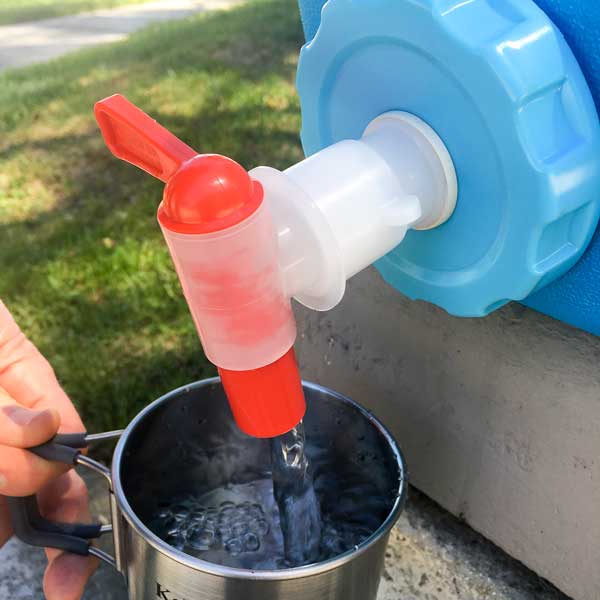 AquaBrick™ Food and Water Storage Container - 2 Bricks Plus Spigot