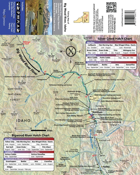 Western Rivers Folding Fly Fishing Maps by Map the Xperience
