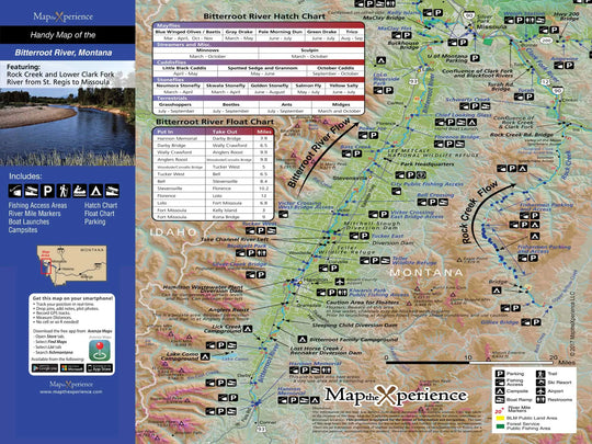 Western Rivers Folding Fly Fishing Maps by Map the Xperience