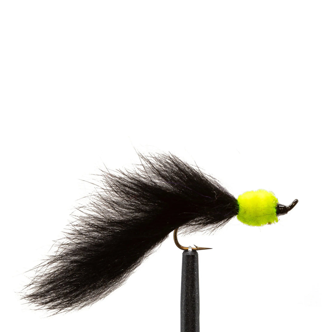 Egg Sucking Bunny Black\Chartreuse - Flies, Streamers | Jackson Hole Fly Company