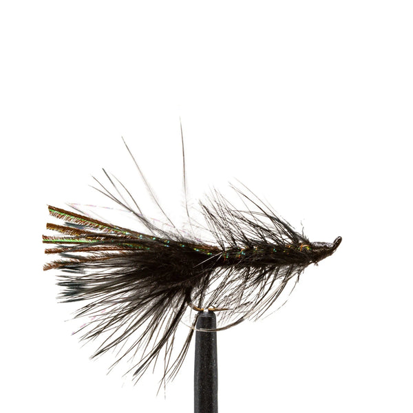 ルアー・フライ KLASH9 ELECTRIC BLACK Electric Leech – Black Streamer Fly Pattern – Jackson Hole Fly Company