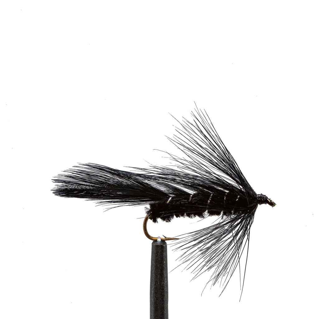 black fly fishing lures Matuka - - 8 Blue Fox Classic Vibrax Pistol Petes Spinner Fly Pound Test:10 HOOBRO