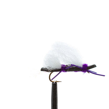 Black and Purple Chubby Chernobyl foam dry fly | Jackson Hole Fly Company
