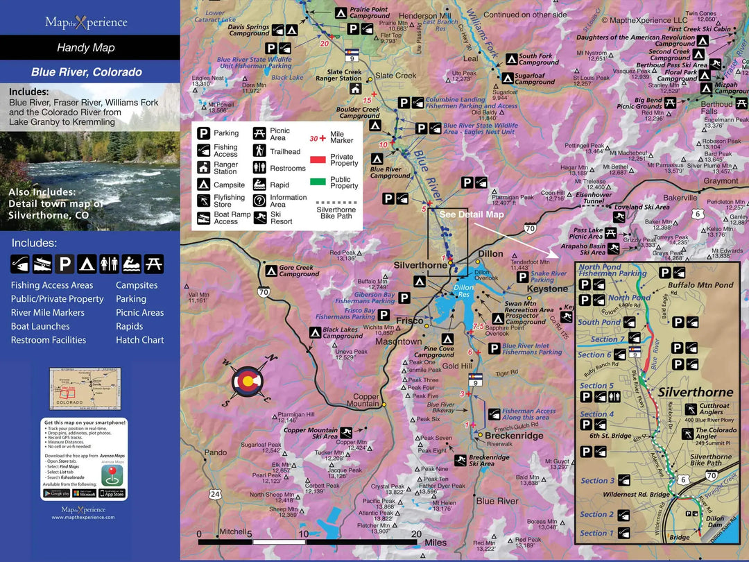 Western Rivers Folding Fly Fishing Maps by Map the Xperience