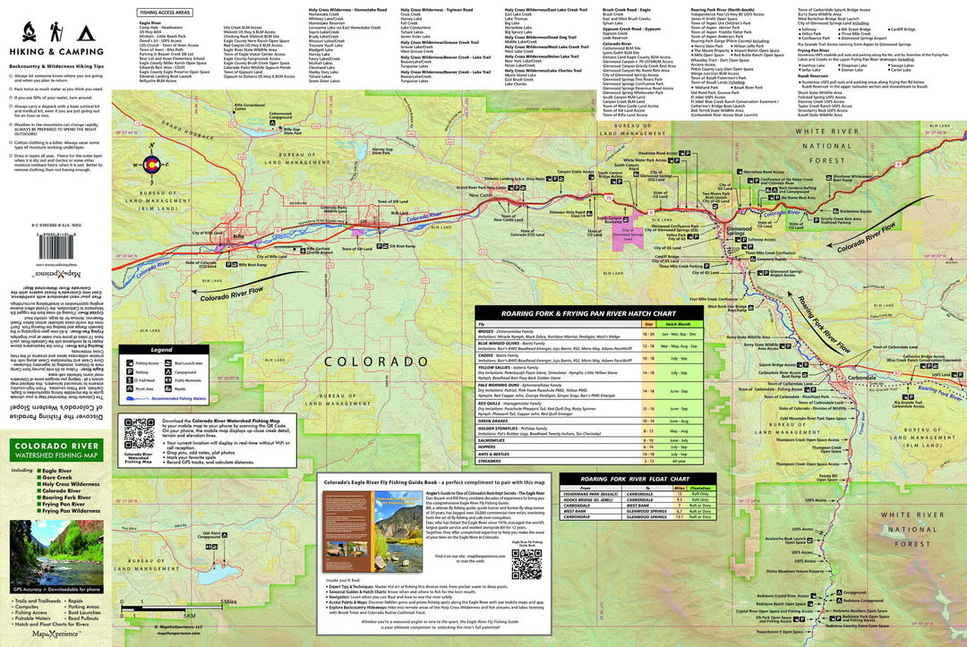 Western Rivers Folding Fly Fishing Maps by Map the Xperience