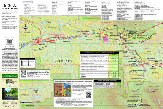 Western Rivers Folding Fly Fishing Maps by Map the Xperience