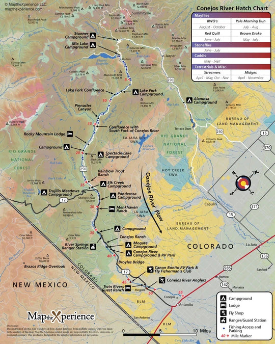 Western Rivers Folding Fly Fishing Maps by Map the Xperience