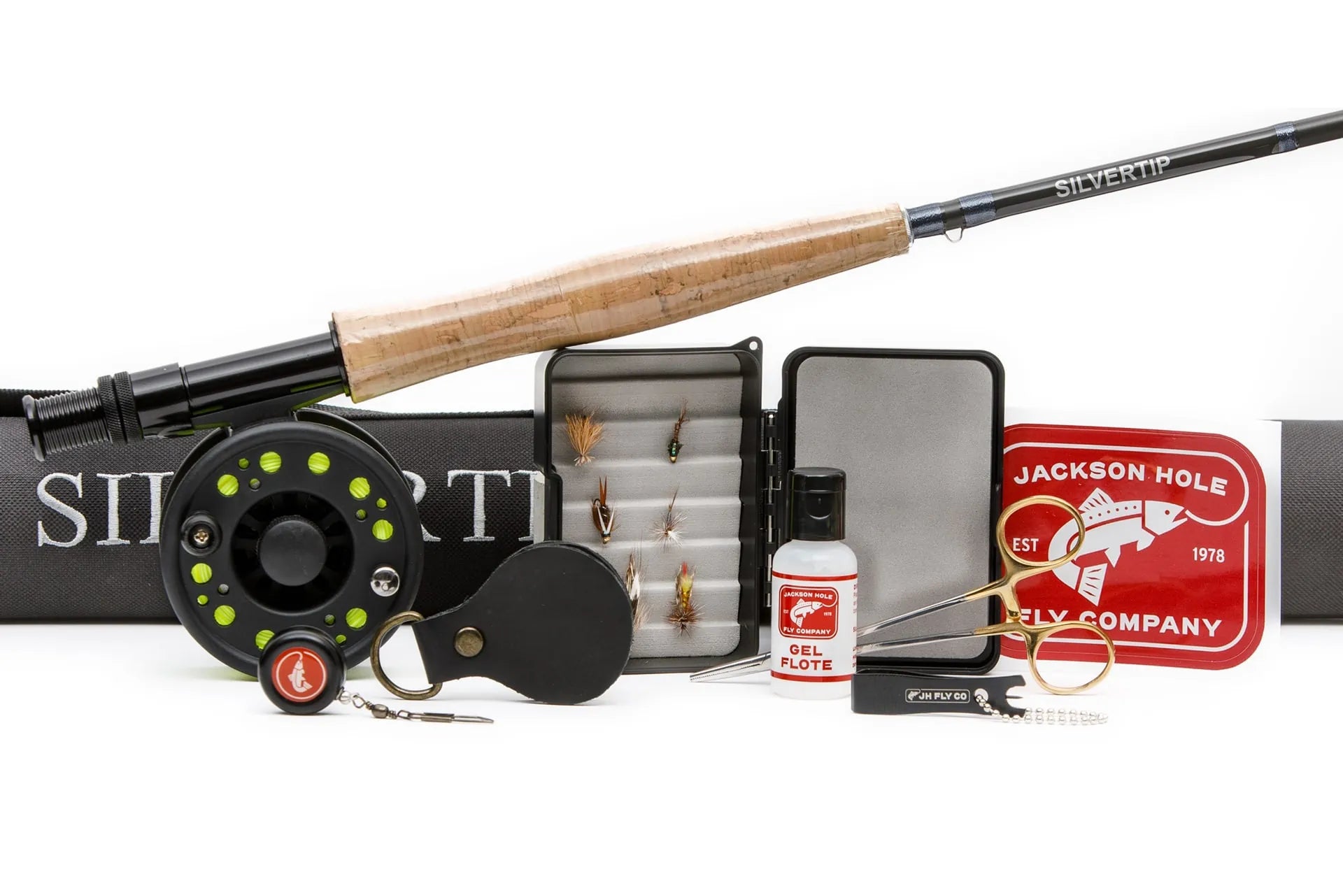 Fly Rod And Reel Combo Silvertip Fly Fishing Rod 9' 5wt 4-Piece