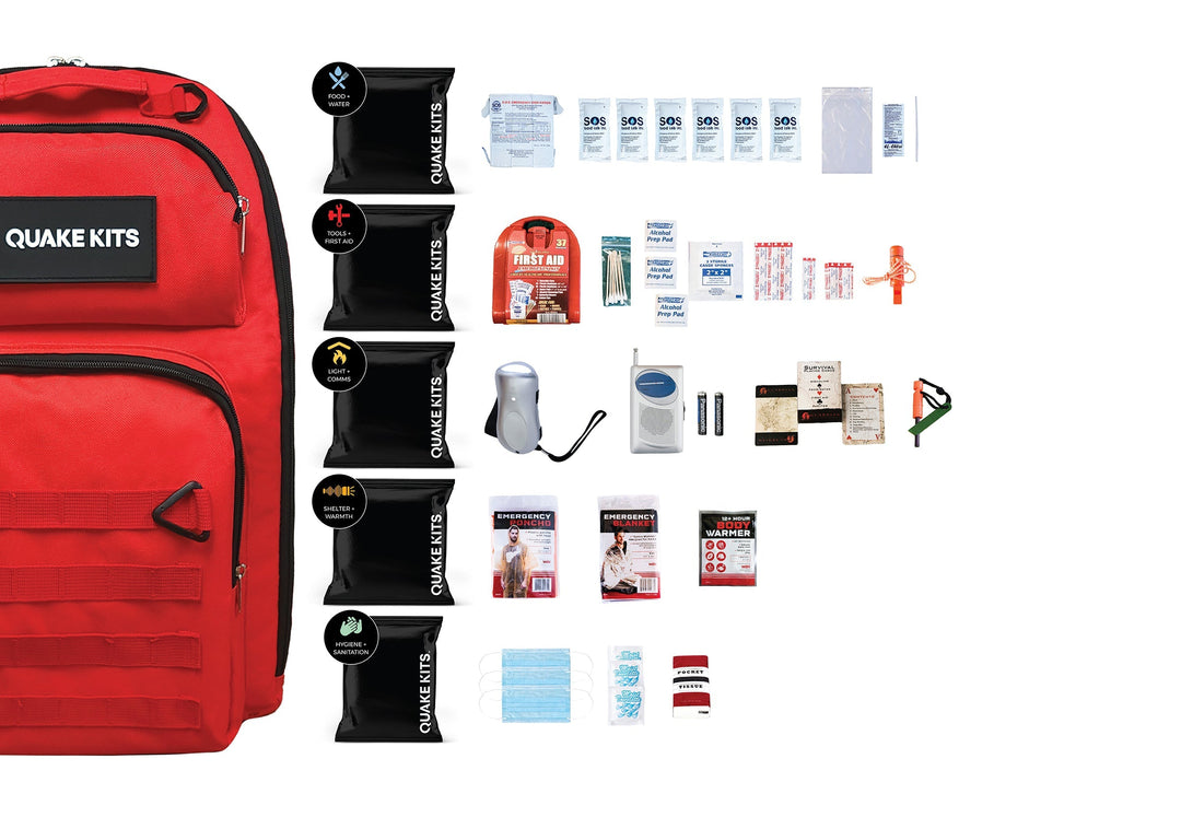 Prepared Survival Kit -  Emergency &amp; Disaster Go Bag