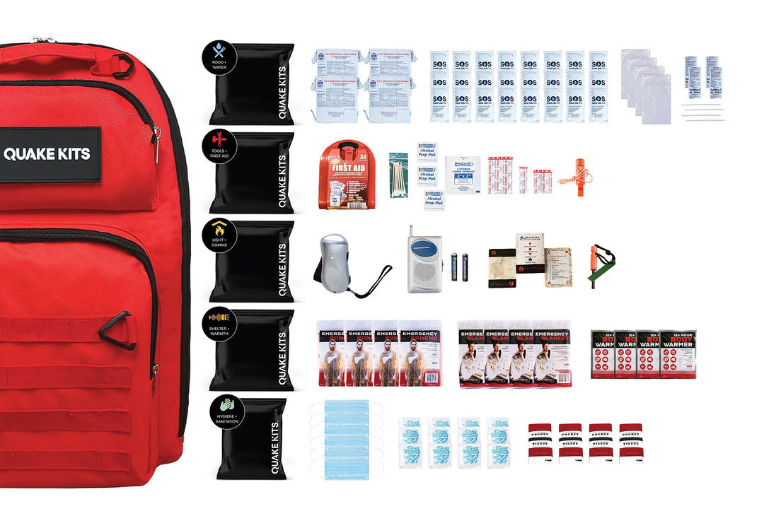 Prepared Survival Kit -  Emergency &amp; Disaster Go Bag