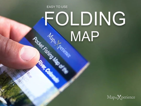 Western Rivers Folding Fly Fishing Maps by Map the Xperience