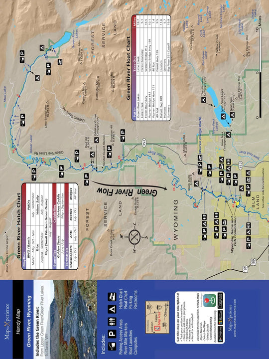 Western Rivers Folding Fly Fishing Maps by Map the Xperience