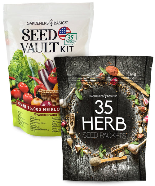 open seed vault herb garden Gardeners Seed Vault Kit
