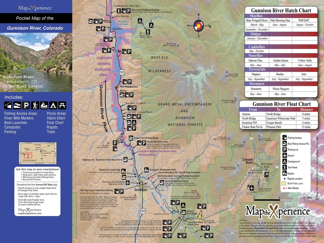 Western Rivers Folding Fly Fishing Maps by Map the Xperience