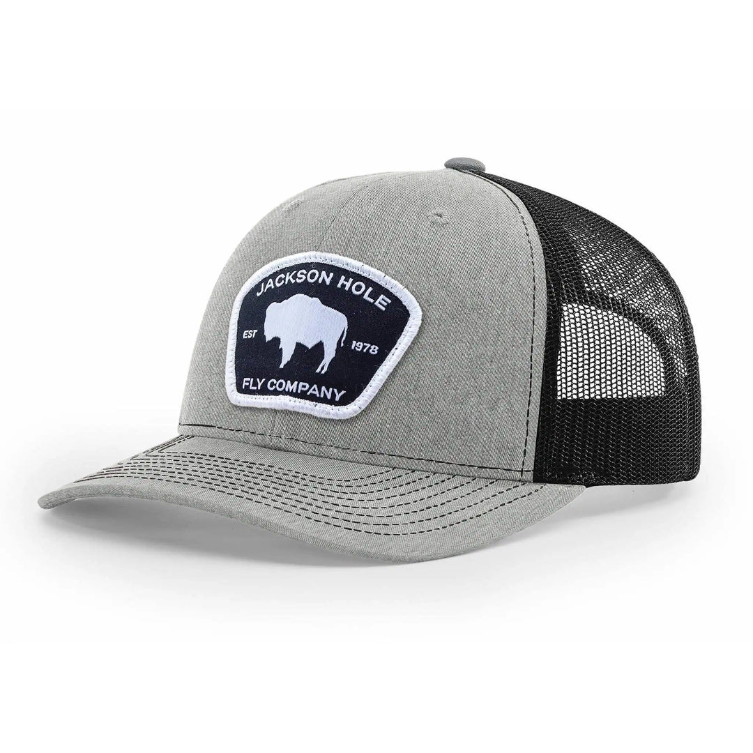 JHFLYCO Wyoming Bison Mid Crown Trucker Hat